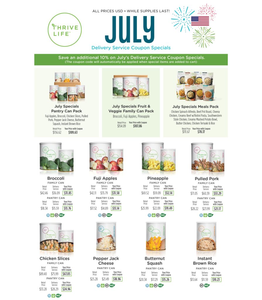 July Specials on Discount